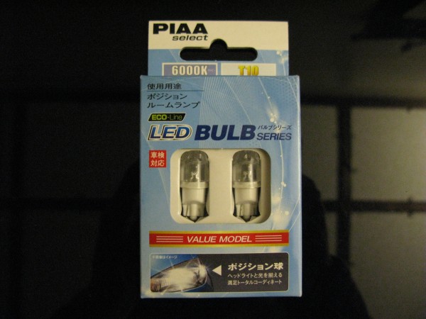 PIAA LED 6000K Bulbs.