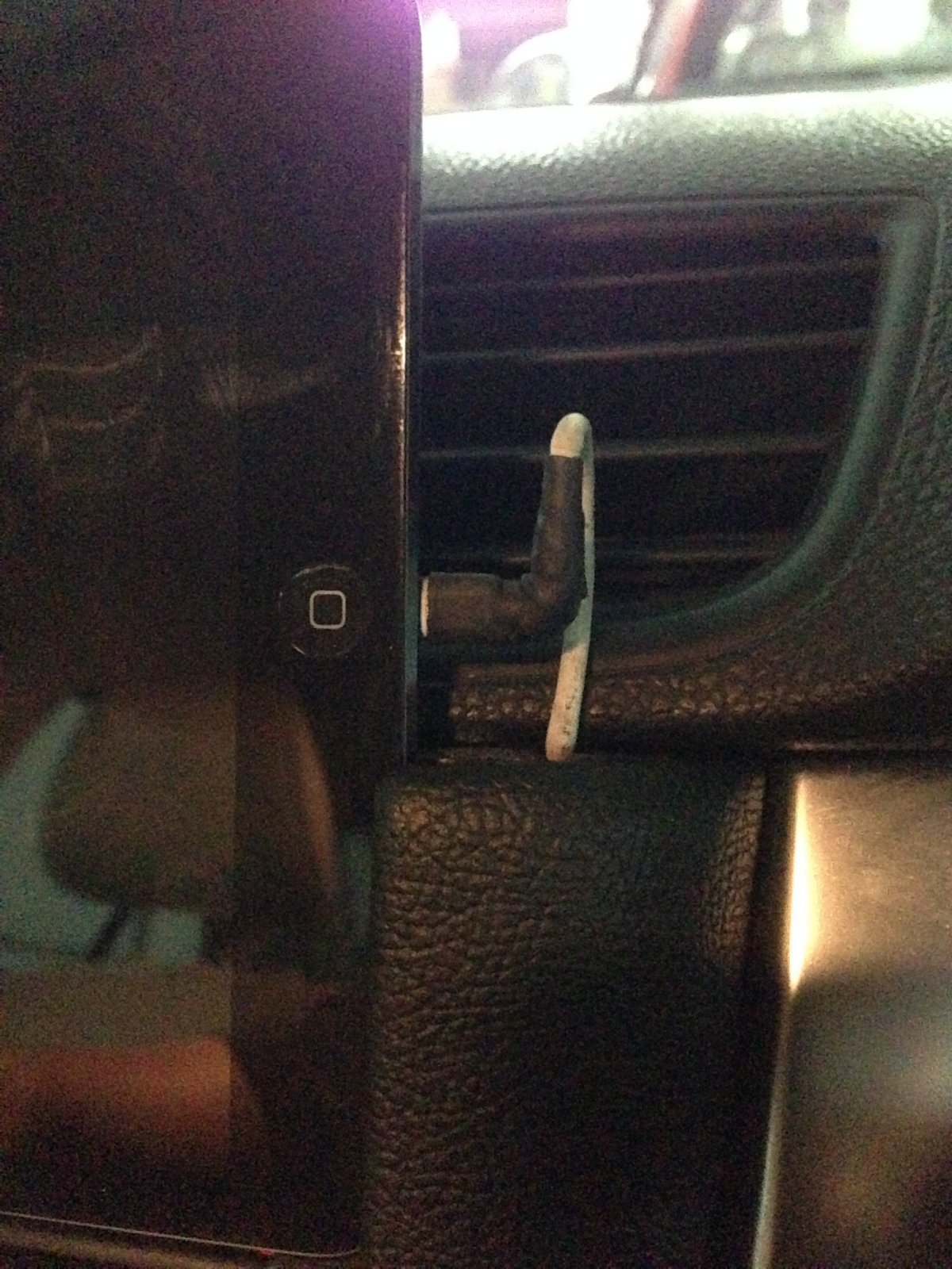 Iphone dock connector cable had to be cut and bent to fit in the panel.* sony App Remote supports only when usb cable is connected, so had to make in a way that ipad is connected always via USB to sony