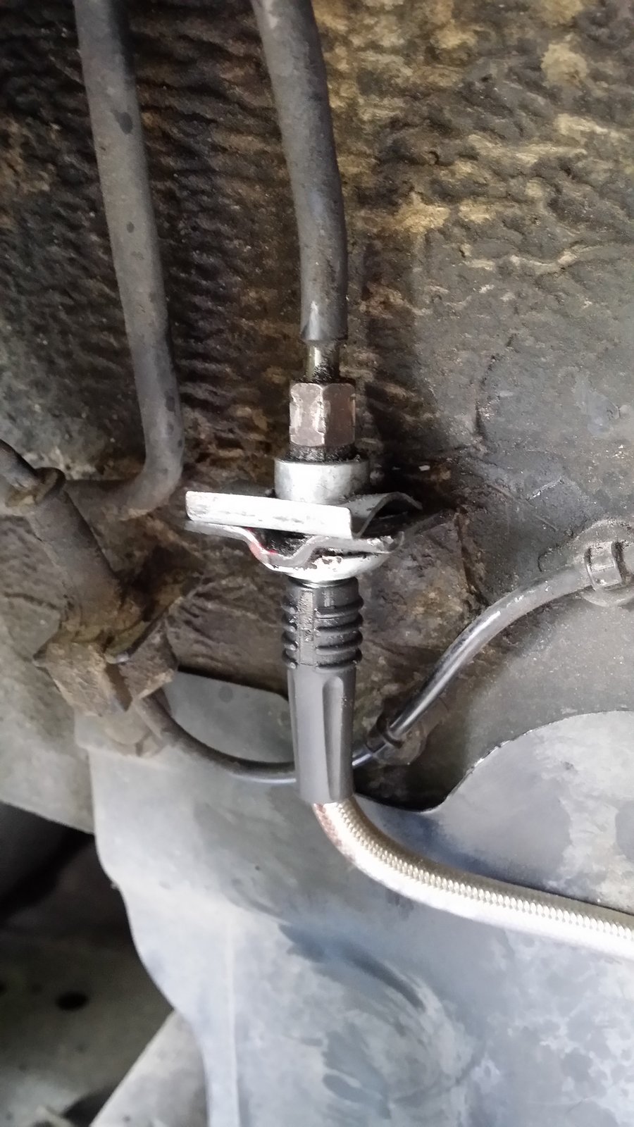 ** BE CAREFUL NOT TO STRIP YOU BRAKE LINE GET A PROPER LINE WRENCH** BE FAST SO YOU DONT LOOSE ALL YOUR BRAKE FLUID