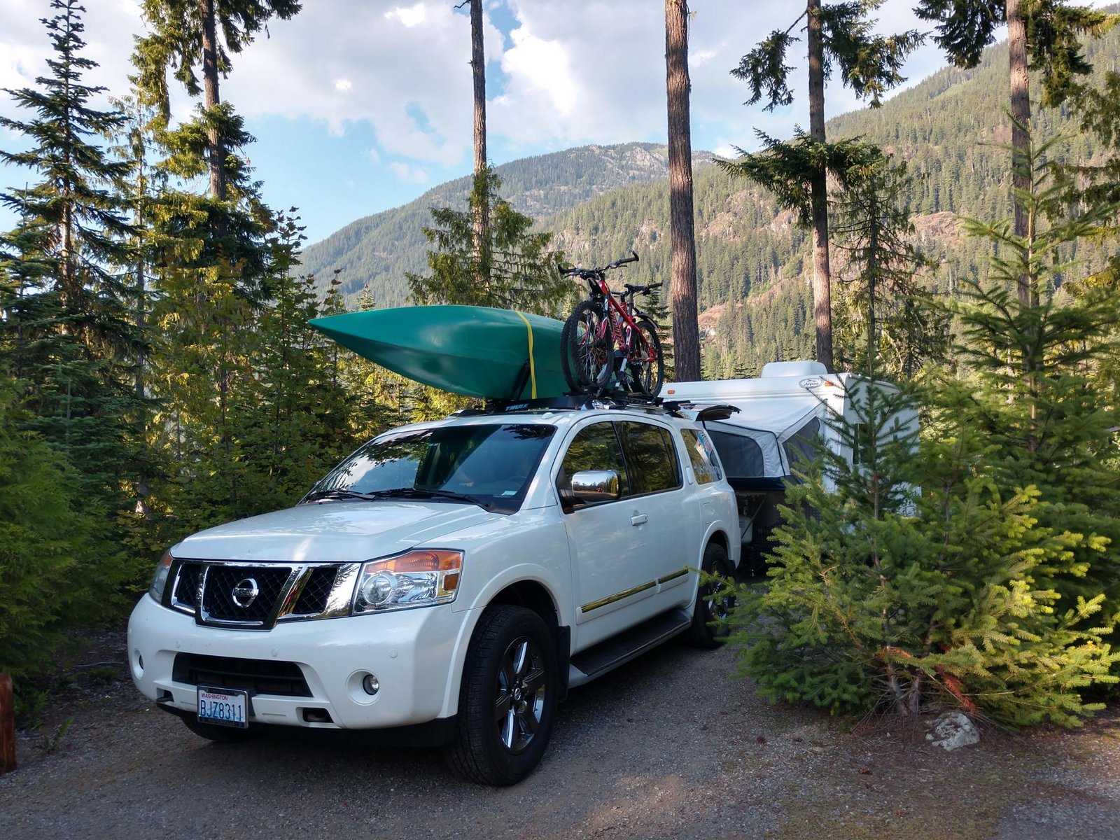 Camping at Lake Kachess, Washington
