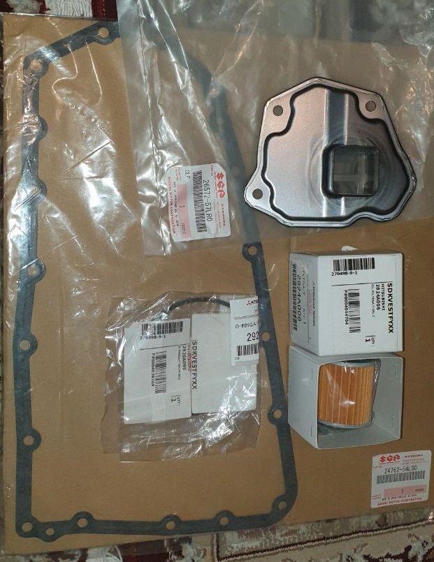 Kizashi CVT filter replacement parts