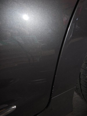 Paint damage on kizashi likely caused by defective paint 3