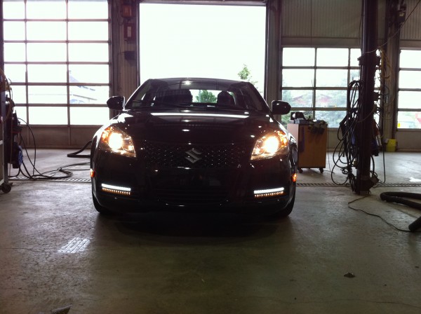 With Amber LED turn signal