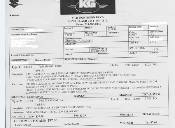 That's a copy that dealer give me.